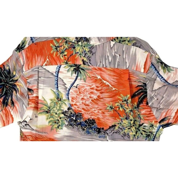 Pipeline Hawaiian Shirt Mens Size Medium Floral Tropical Kona Aloha Hawaii - Picture 6 of 9